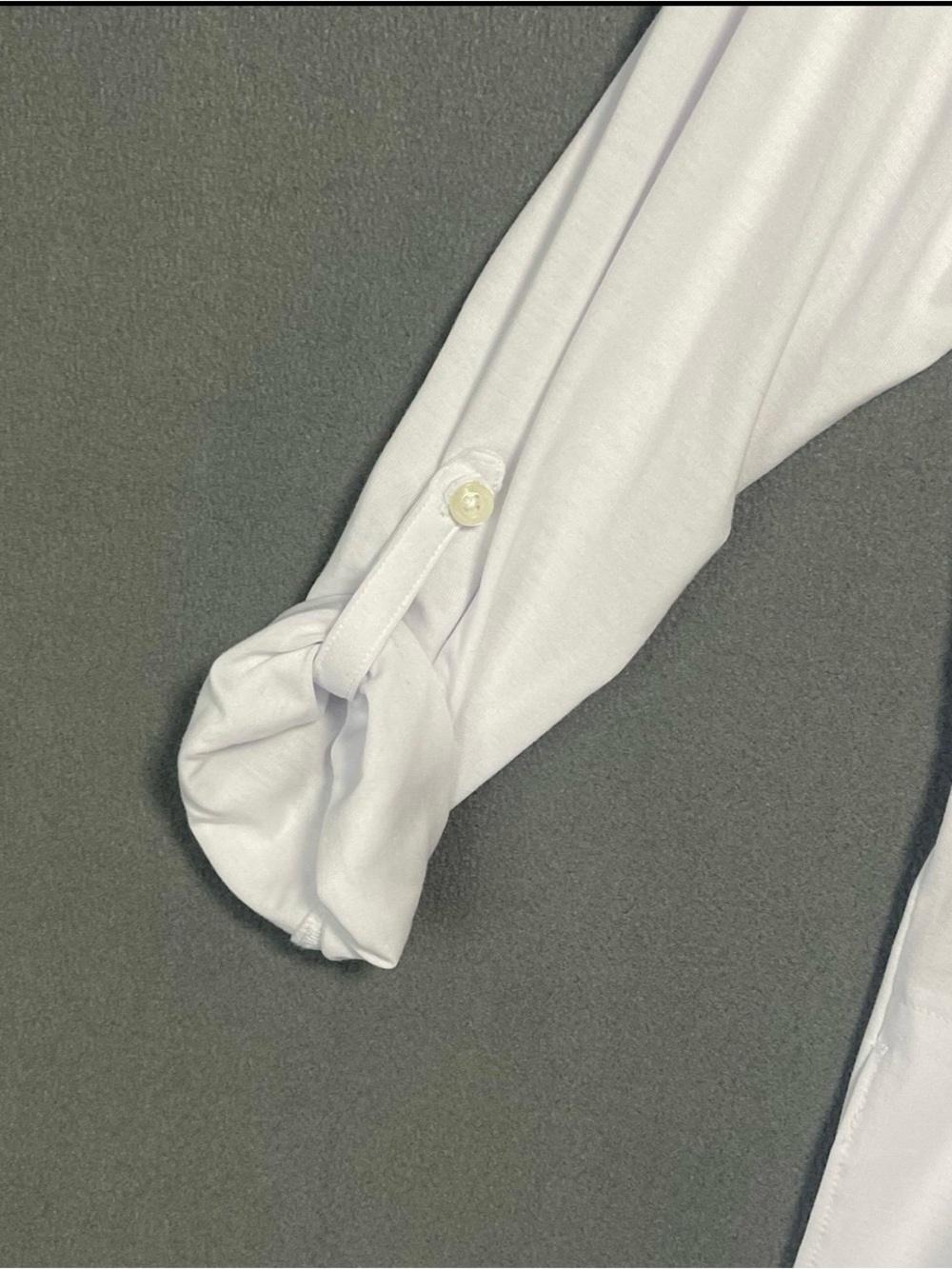L.L.Bean UPF 50+ White Cover Up Dress Womens Medium Beach Resort Travel NWT - Picture 3 of 10